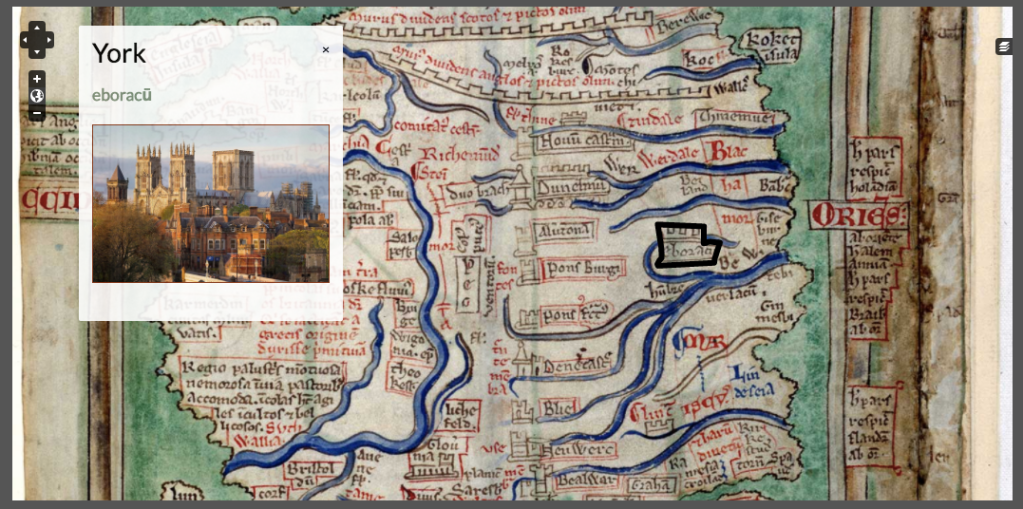 York on the New Resource: Matthew Paris’s Clickable Map: An Interactive Claudius Map